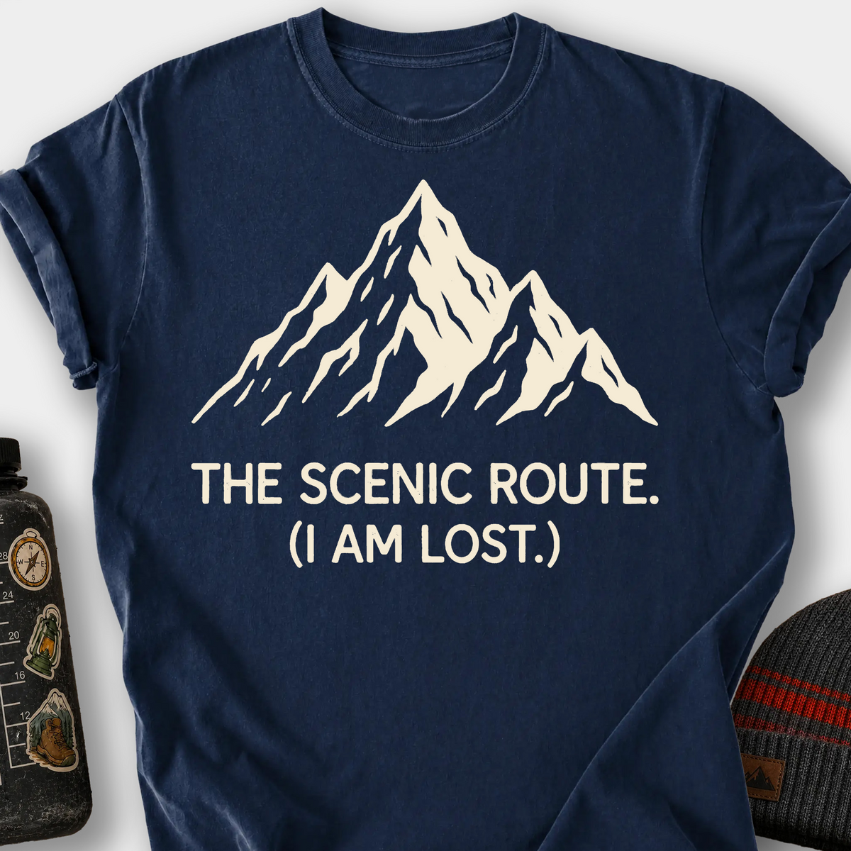 The Scenic Route T-Shirt — Navy