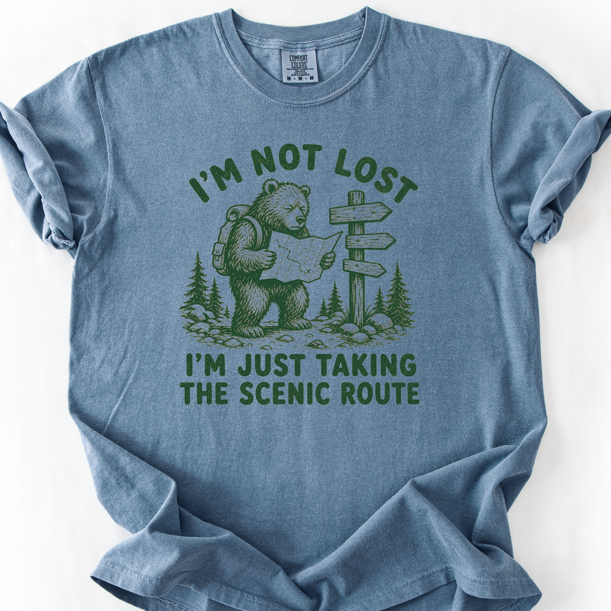 Scenic Route T-Shirt — Blue Jean