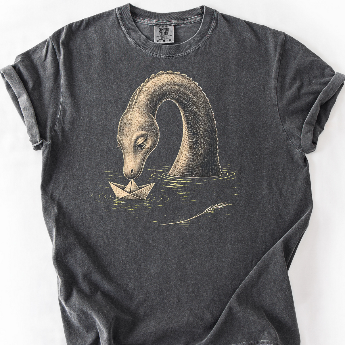 Sea Creature Paper Boat T-Shirt — Pepper