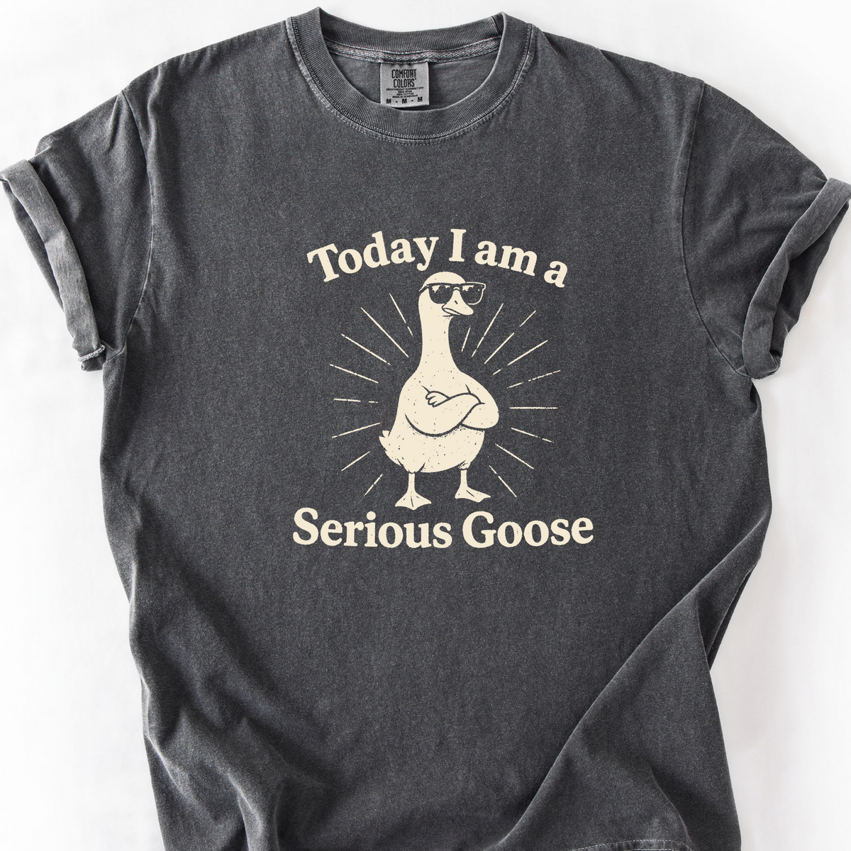 Serious Goose (LV) T-Shirt — Pepper
