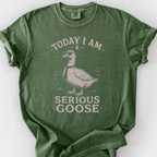 Serious Goose T-Shirt — Moss