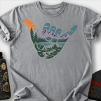 Shaka Landscape T-Shirt — Grey