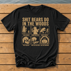 Shit Bears Do T-Shirt — Black
