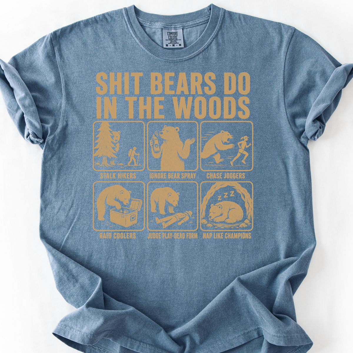 Shit Bears Do T-Shirt — Blue Jean