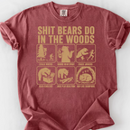 Shit Bears Do T-Shirt — Brick