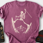 Skeleton Splits T-Shirt — Berry