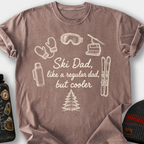 Ski Dad (Gear Ring) T-Shirt — Espresso