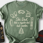 Ski Dad (Gear Ring) T-Shirt — Moss