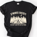 Smores Society T-Shirt — Black