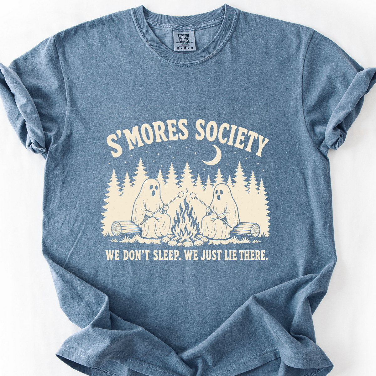 Smores Society T-Shirt — Blue Jean