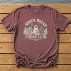 Snack Break Hiking Club T-Shirt — Brick