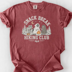 Snack Break Hiking Club T-Shirt — Brick