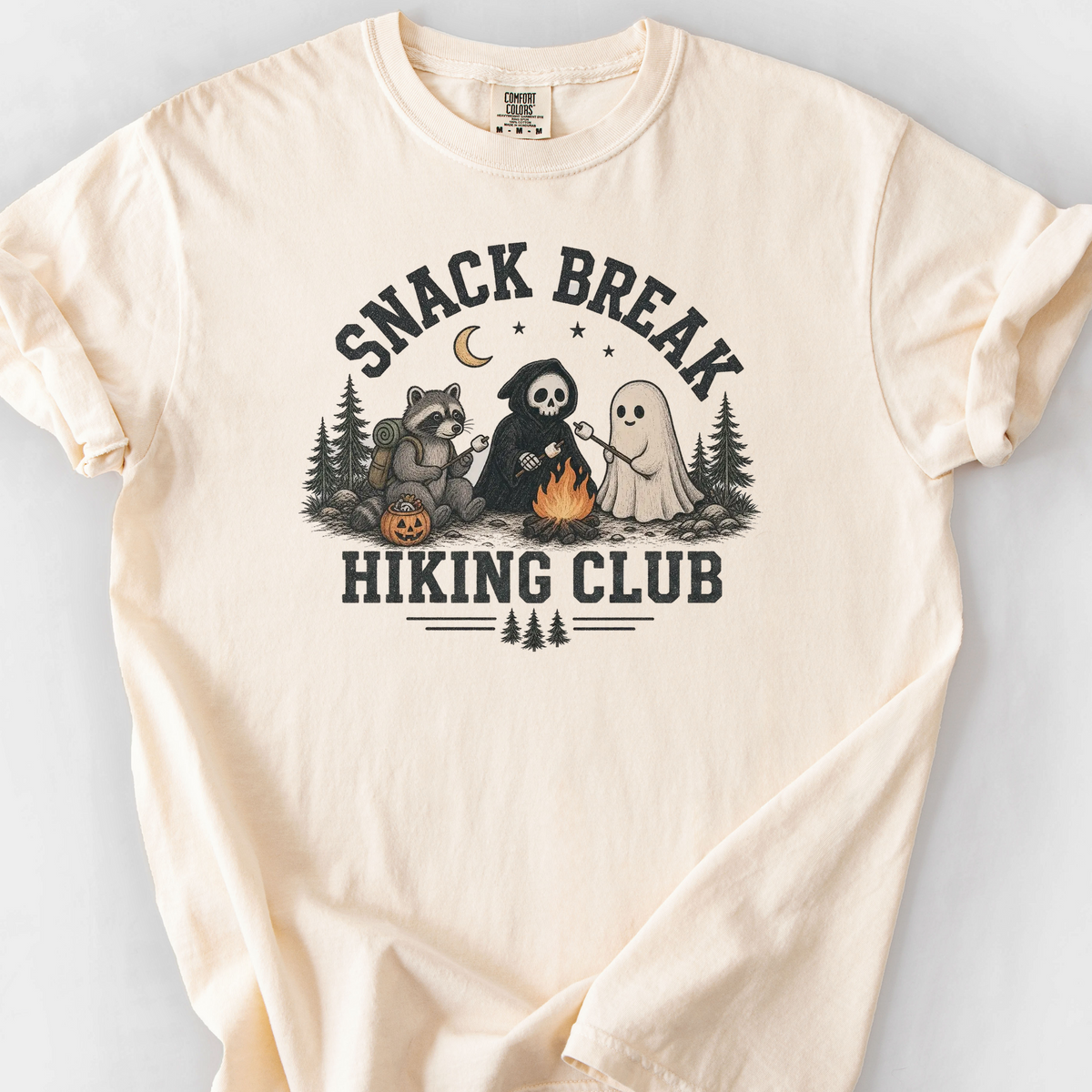 Snack Break Hiking Club T-Shirt — Ivory