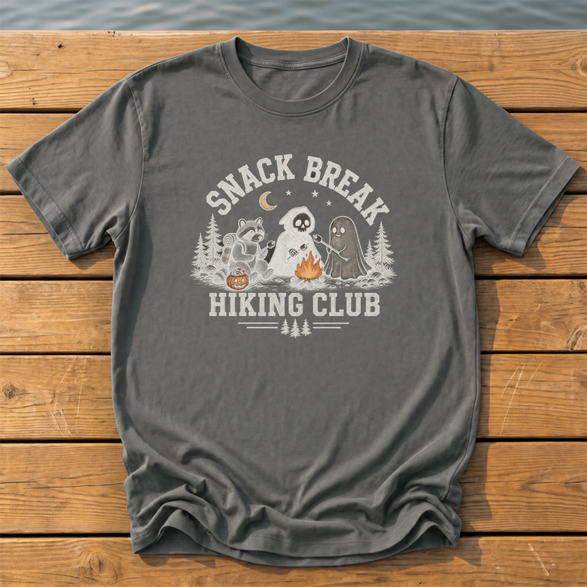 Snack Break Hiking Club T-Shirt — Pepper