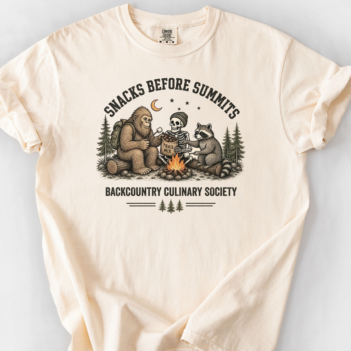 Snacks Before Summits T-Shirt — Ivory
