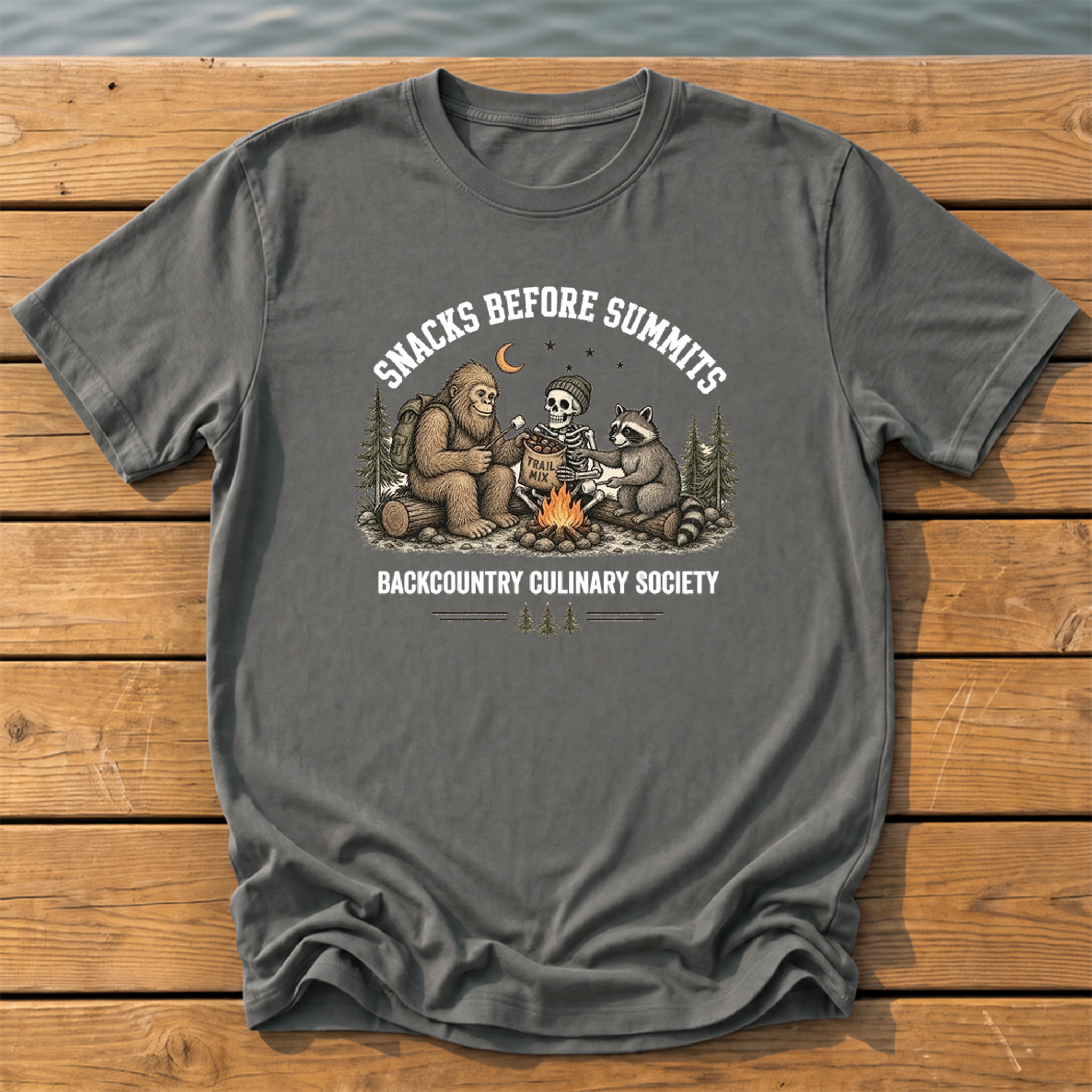 Snacks Before Summits T-Shirt — Pepper