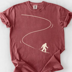 Snow Day T-Shirt — Brick