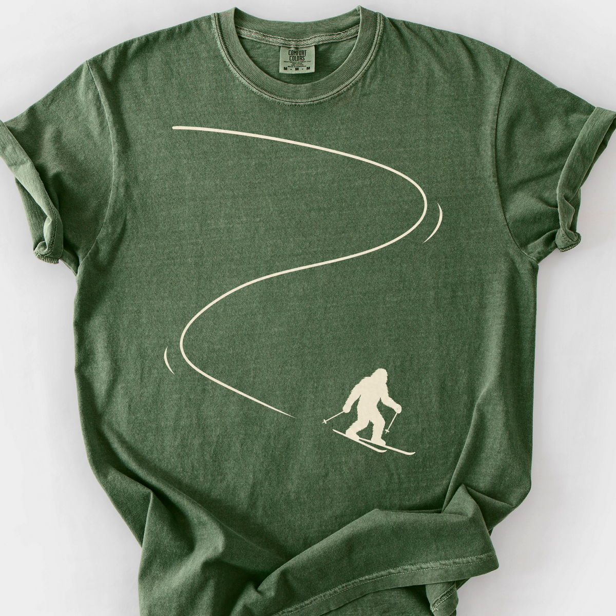 Snow Day T-Shirt — Moss