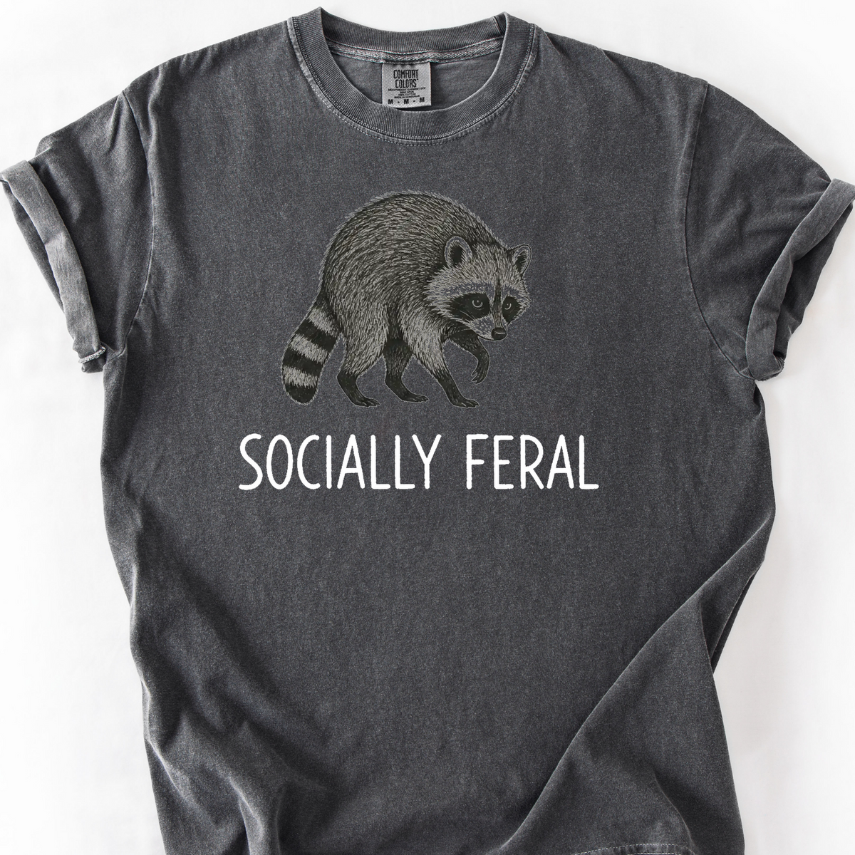 Socially Feral T-Shirt — Pepper