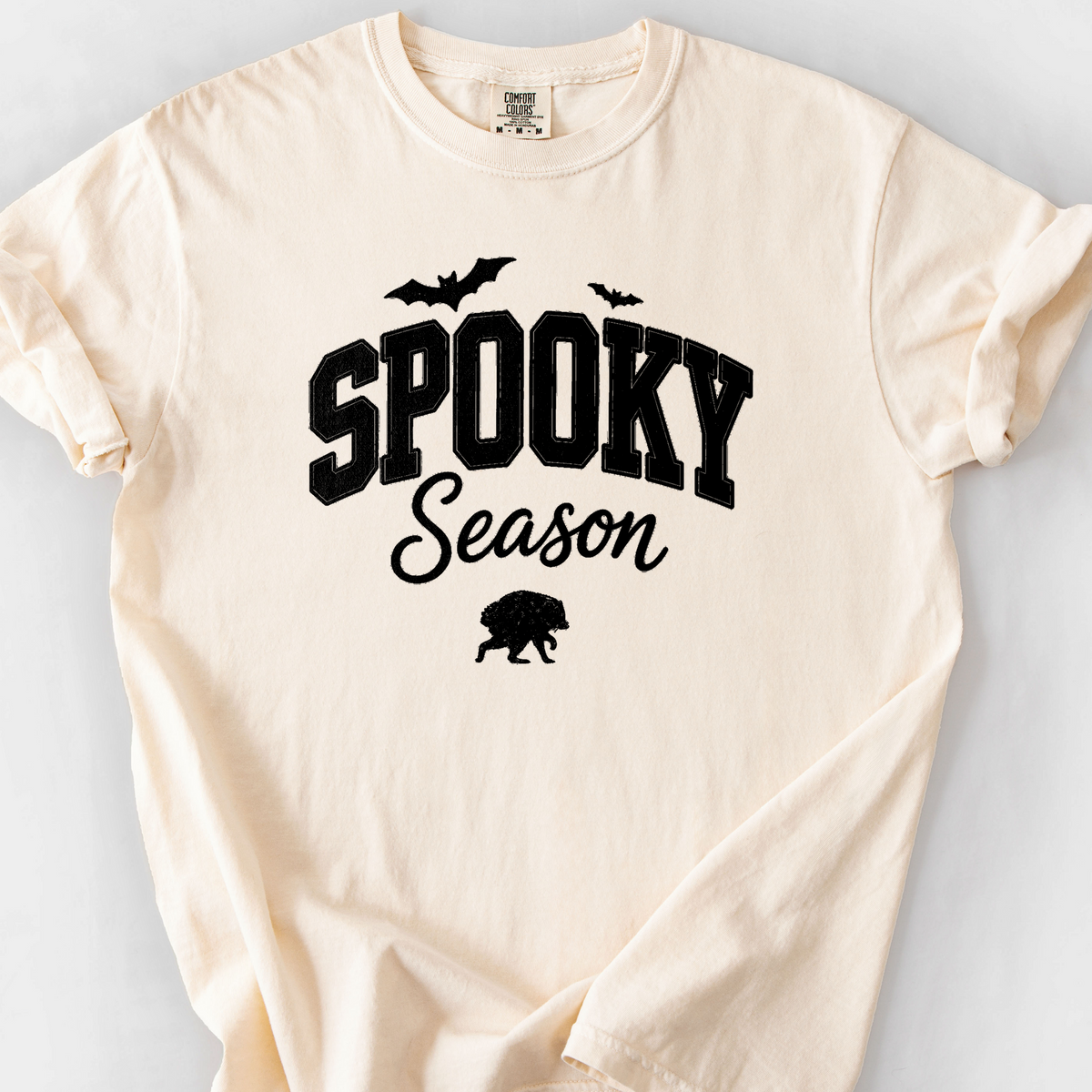 Spooky Season Raccoon T-Shirt — Ivory