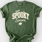 Spooky Season Raccoon T-Shirt — Moss