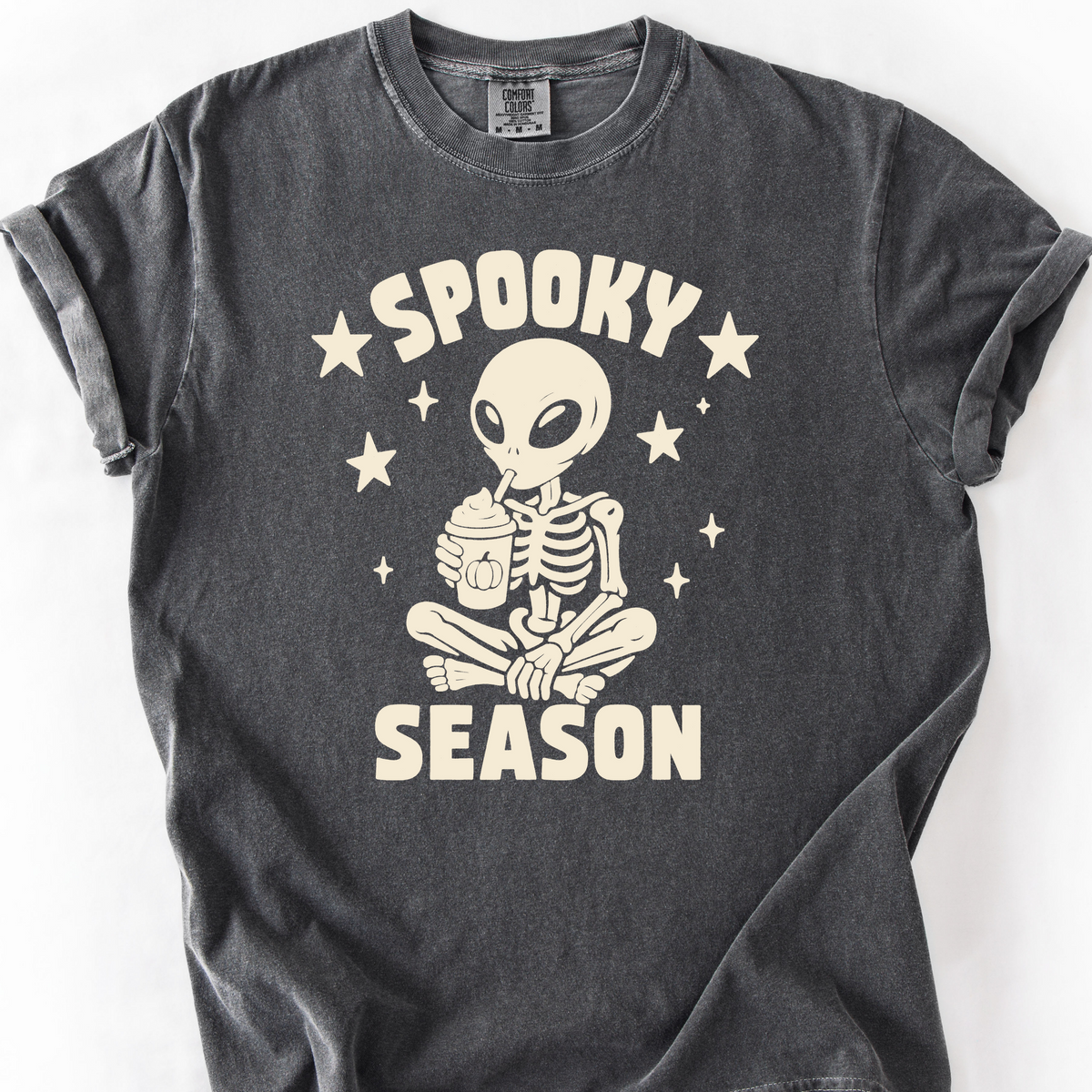 Spooky Season Skeleton T-Shirt — Pepper