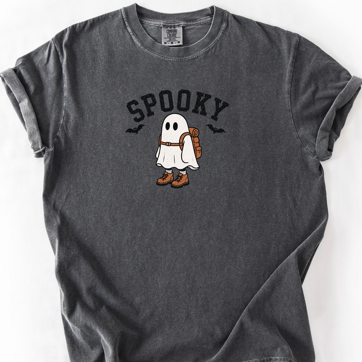 Spooky Trail Ghost T-Shirt — Pepper