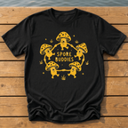 Spore Buddies T-Shirt — Black