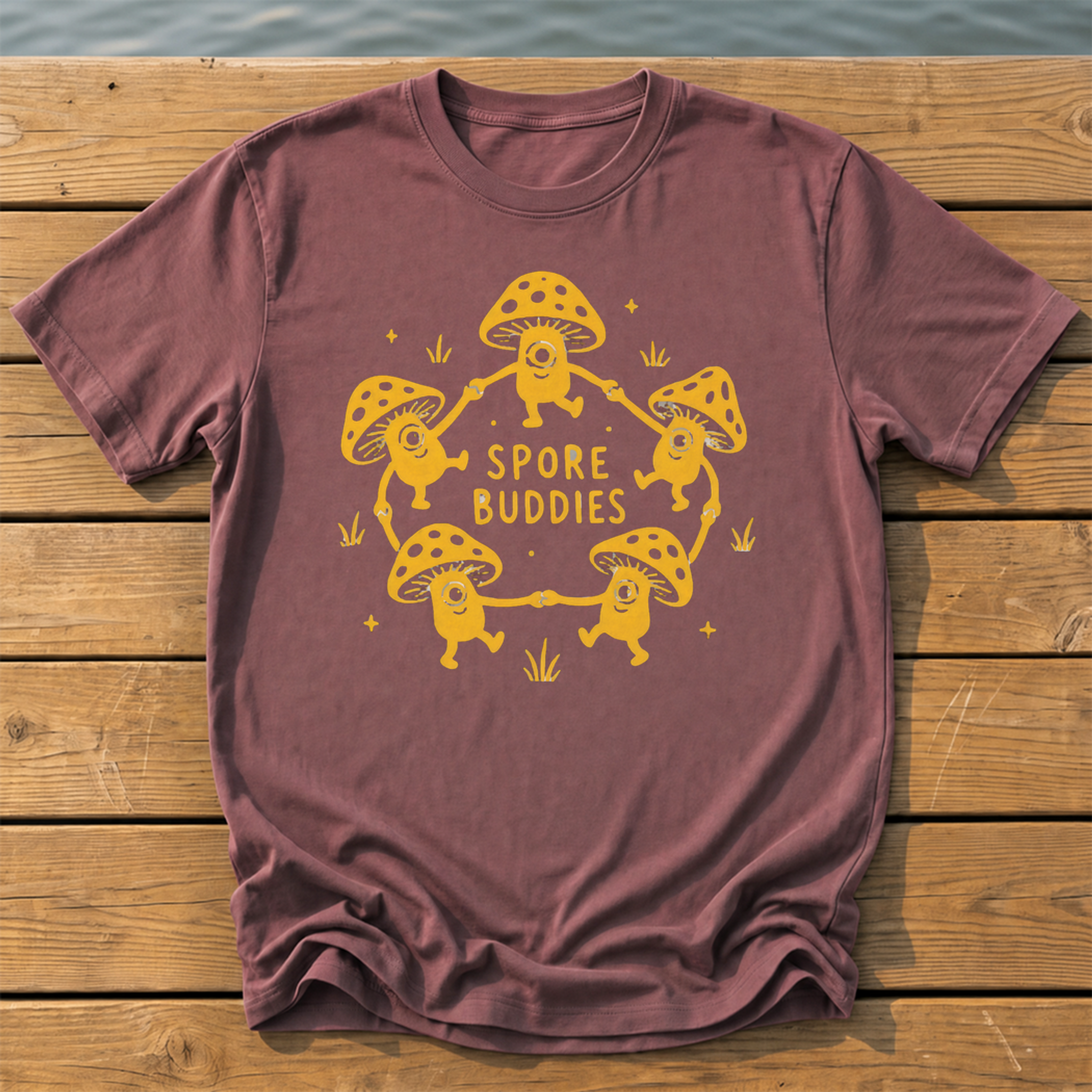 Spore Buddies T-Shirt — Brick