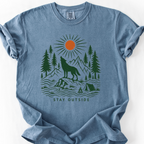 Stay Outside T-Shirt — Blue Jean