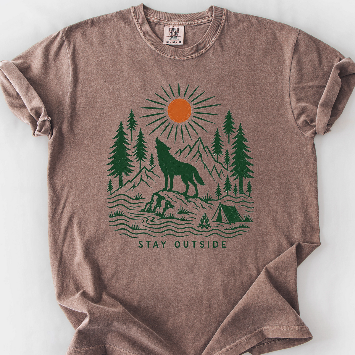 Stay Outside T-Shirt — Espresso