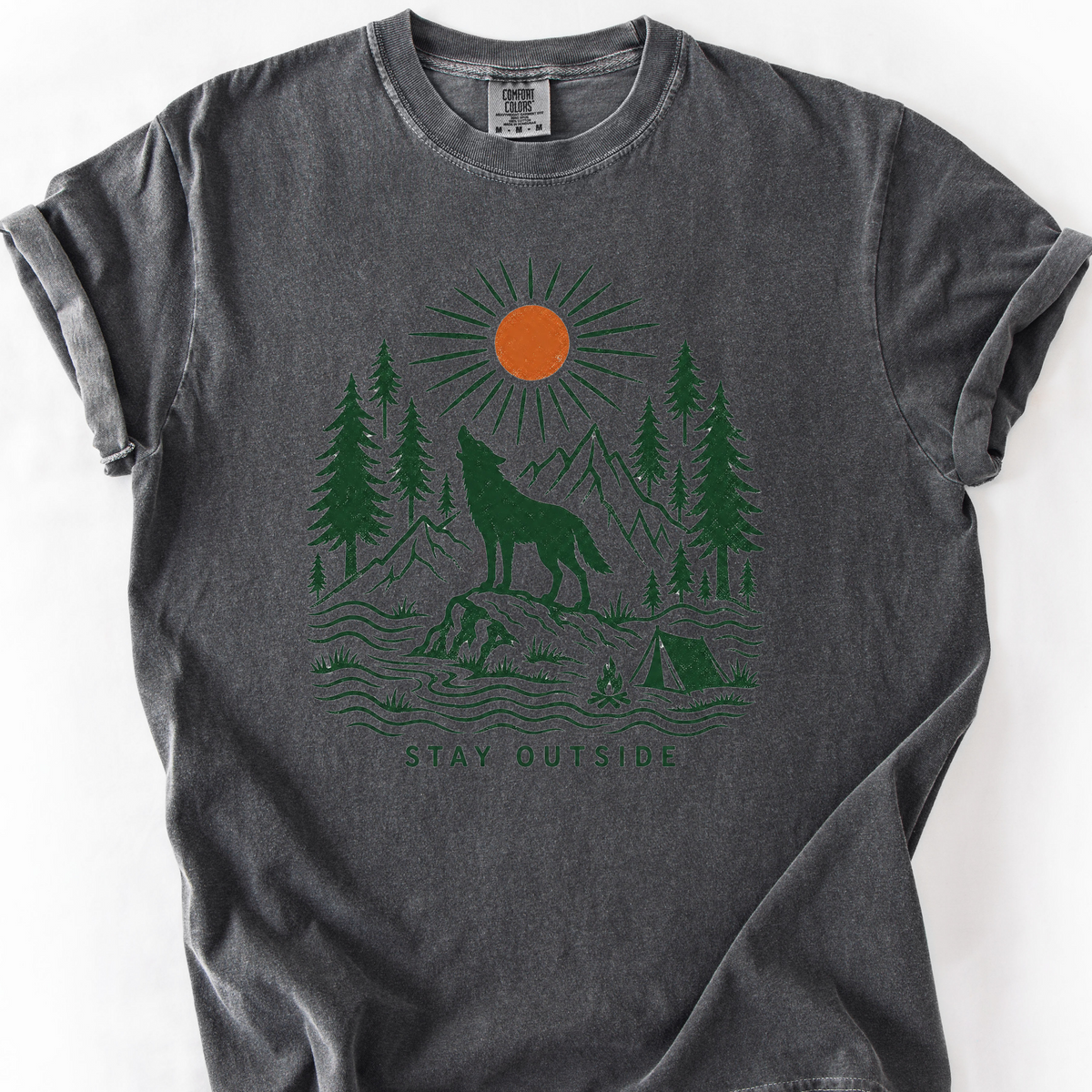 Stay Outside T-Shirt — Pepper