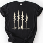 Stay Wild Little Bandit T-Shirt — Black