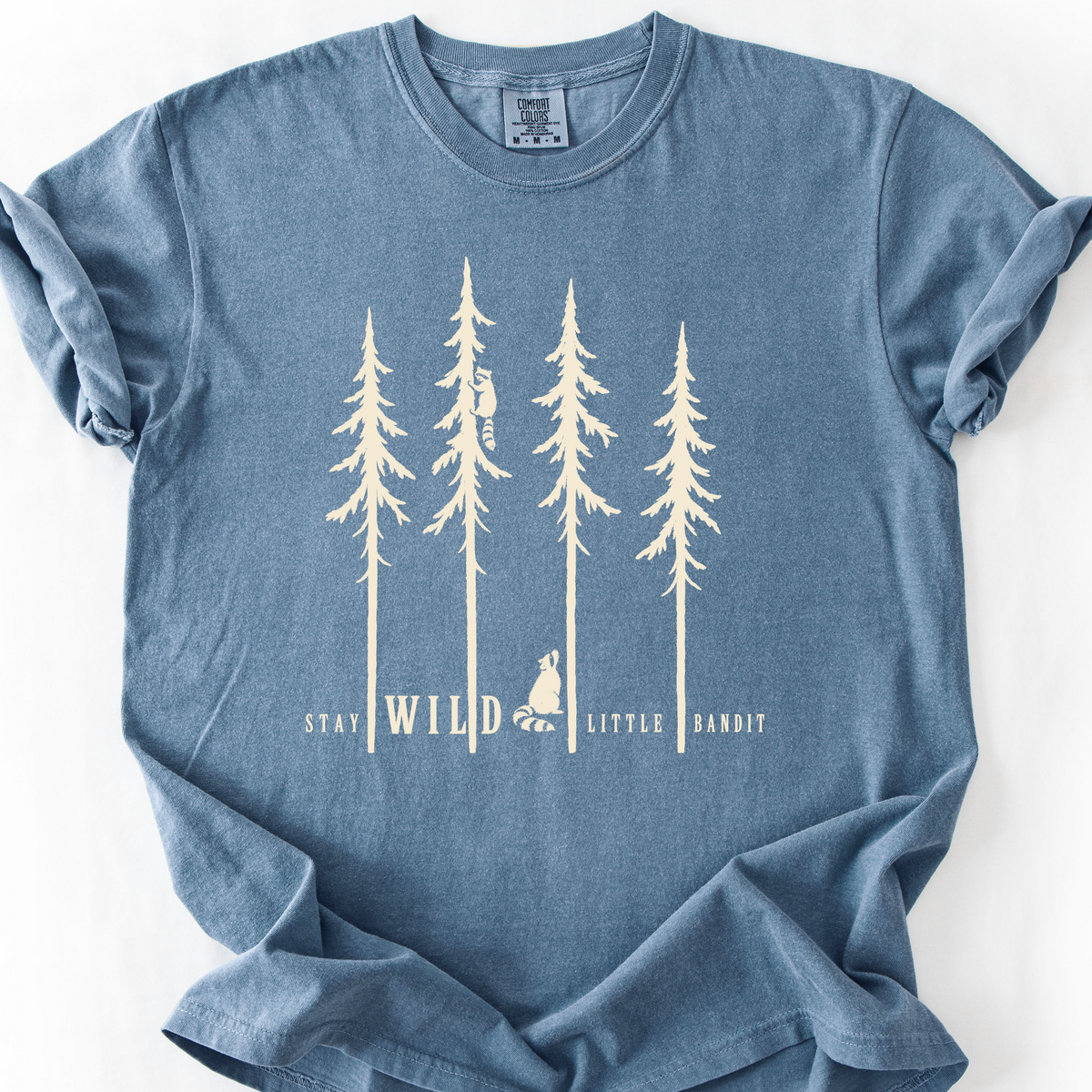 Stay Wild Little Bandit T-Shirt — Blue Jean