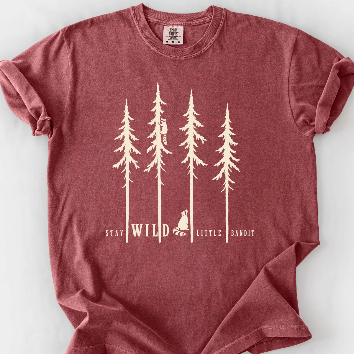 Stay Wild Little Bandit T-Shirt — Brick