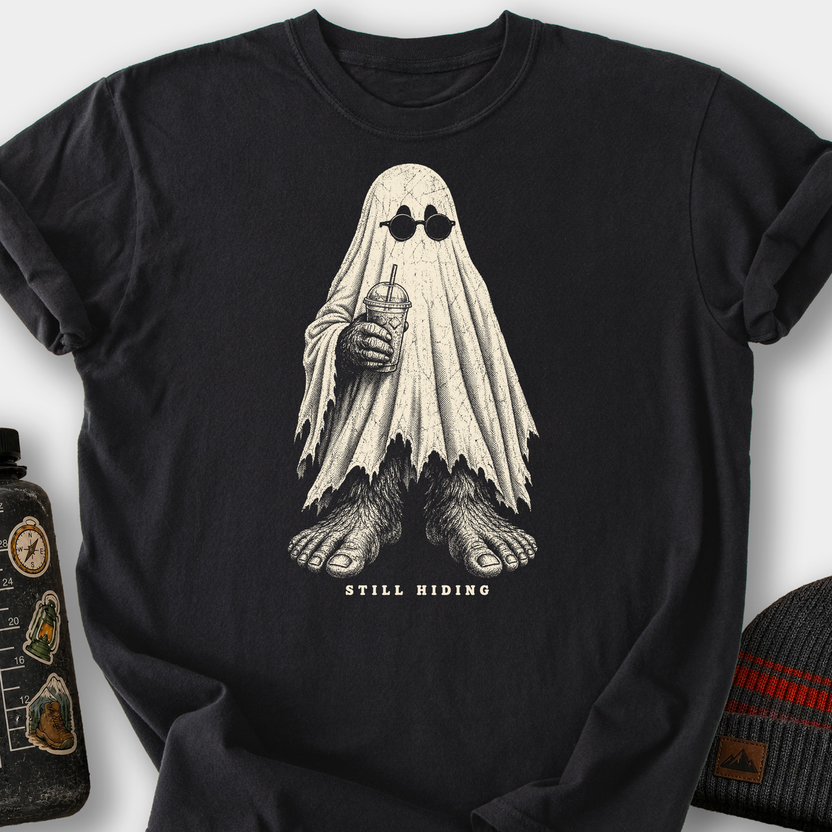 Still Hiding T-Shirt — Black