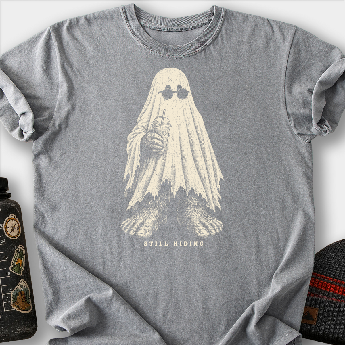 Still Hiding T-Shirt — Grey
