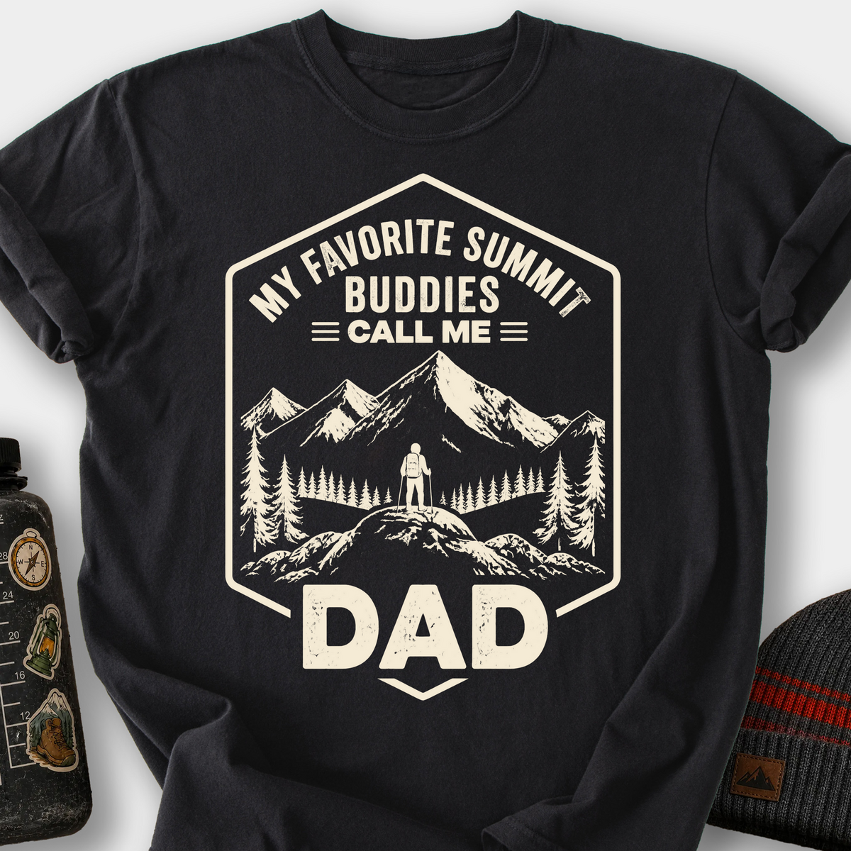 My Favorite Summit Buddies Call Me Dad T-Shirt — Black