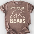 Support Your Local Bears T-Shirt — Espresso