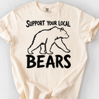 Support Your Local Bears T-Shirt — Ivory