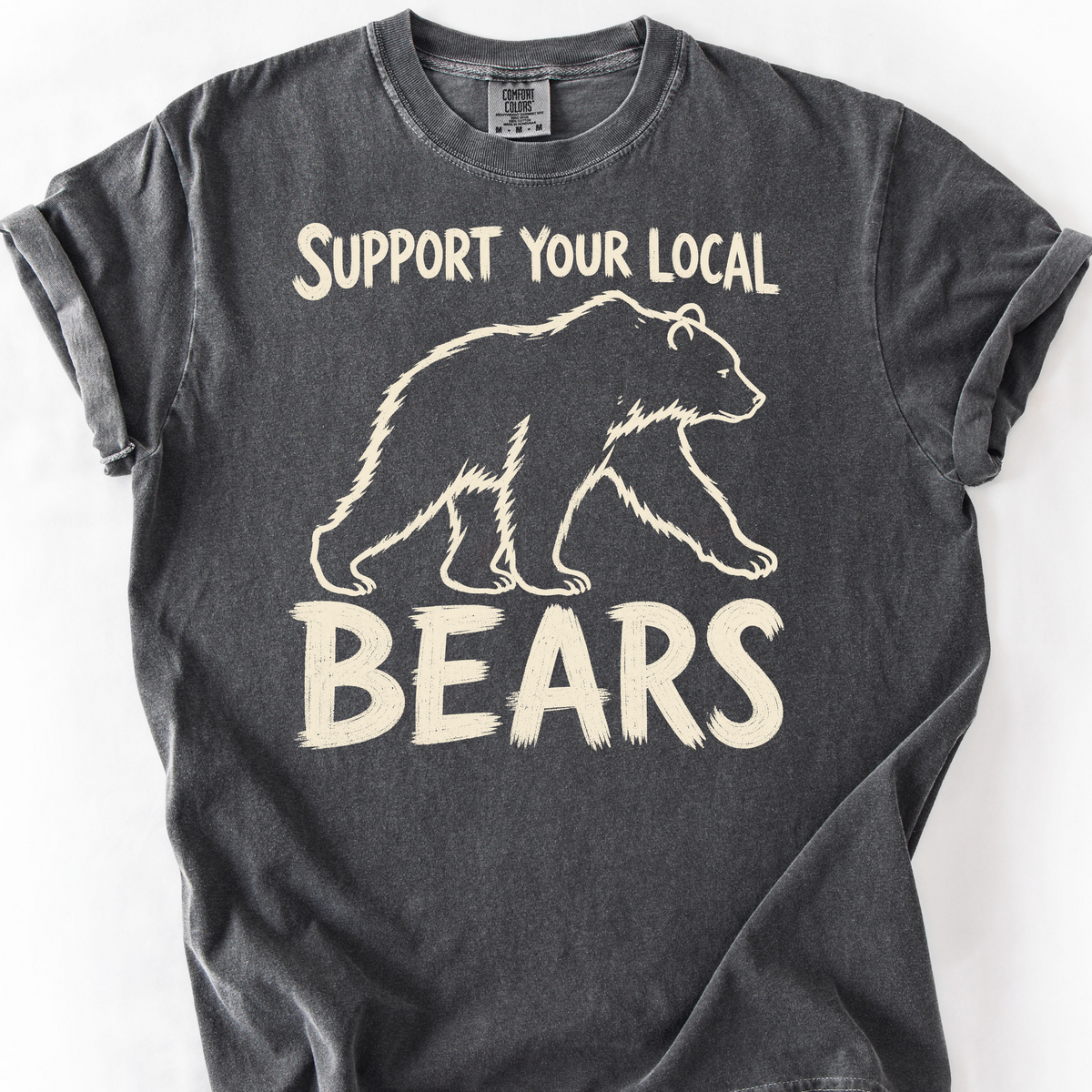 Support Your Local Bears T-Shirt — Pepper