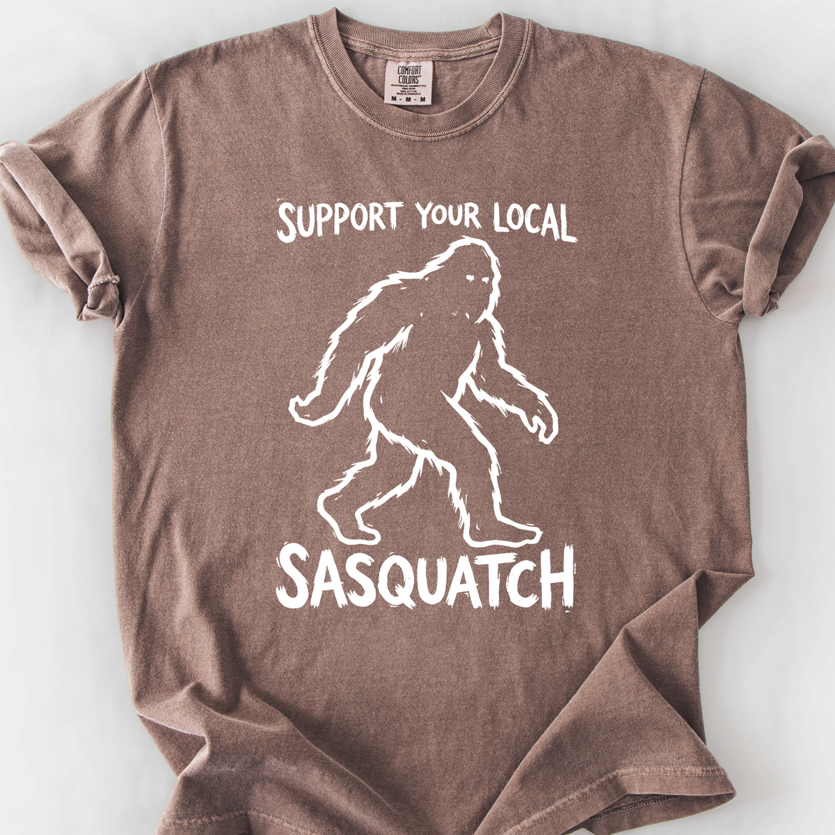Support Your Local Sasquatch T-Shirt — Espresso