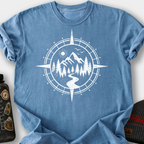 Switchback Compass T-Shirt — Blue Jean