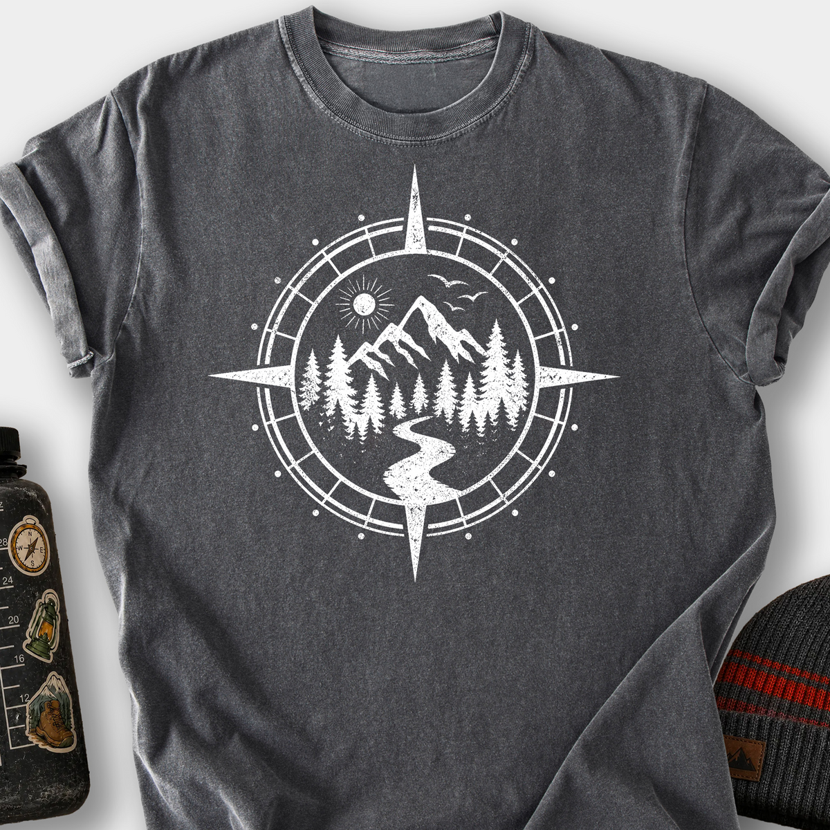 Switchback Compass T-Shirt — Pepper