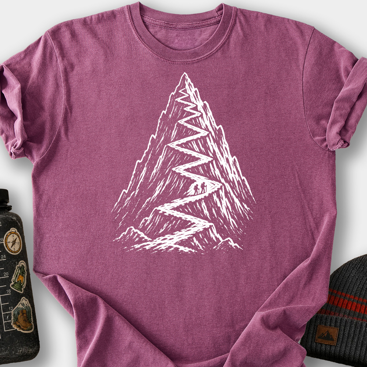 Switchback Peak T-Shirt — Berry