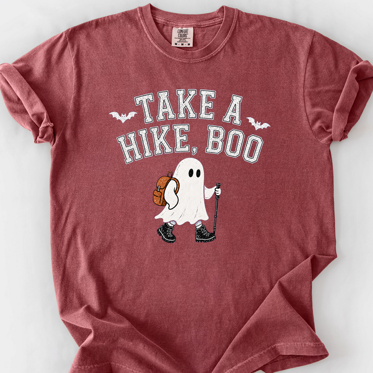 Take A Hike Boo T-Shirt — Brick