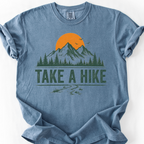 Take A Hike Mountains T-Shirt — Blue Jean