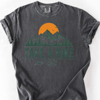 Take A Hike Mountains T-Shirt — Pepper