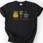 Take A Hike Trio T-Shirt — Black