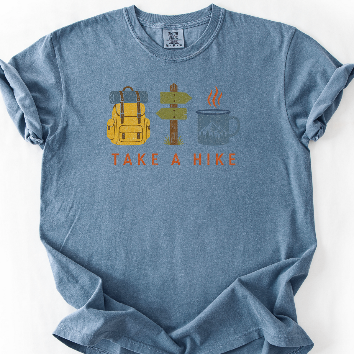 Take A Hike Trio T-Shirt — Blue Jean